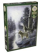 Cobble Hill Wolves by Moonlight 1000pc