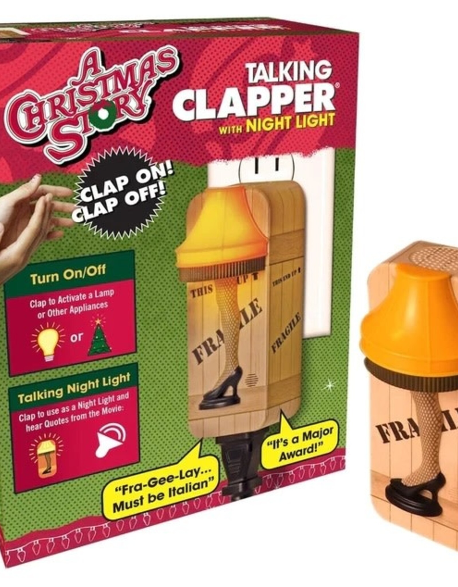 Joeseph Enterprises A Christmas Story/Leg Lamp Clapper Nightlight