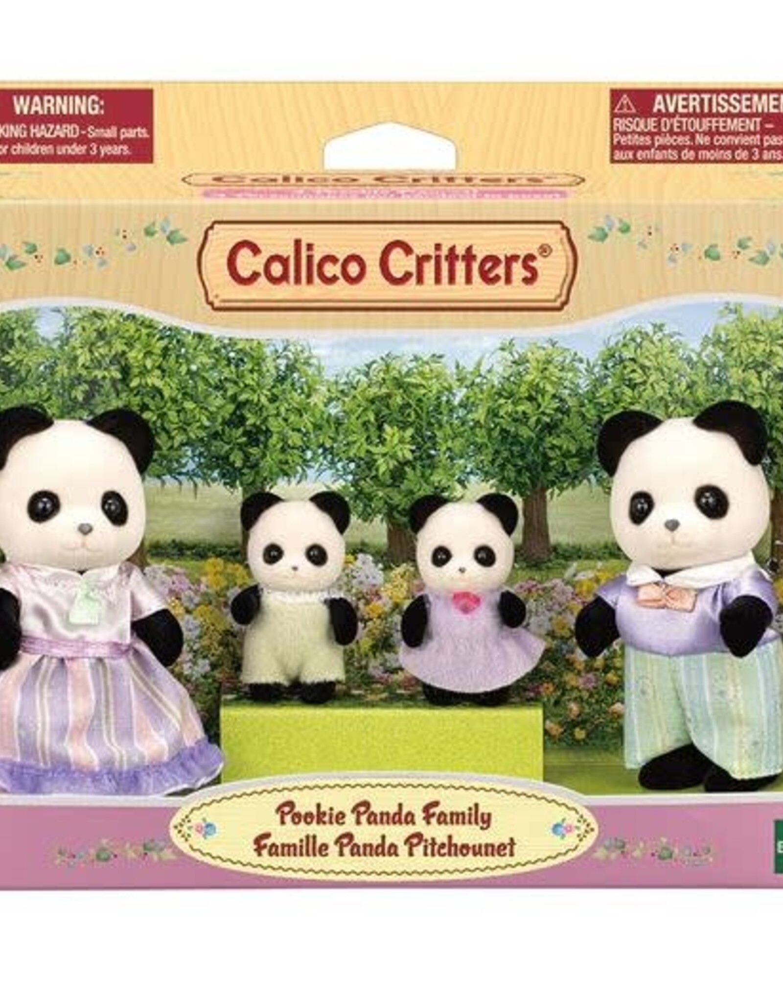 Calico Critters Pookie Panda Family