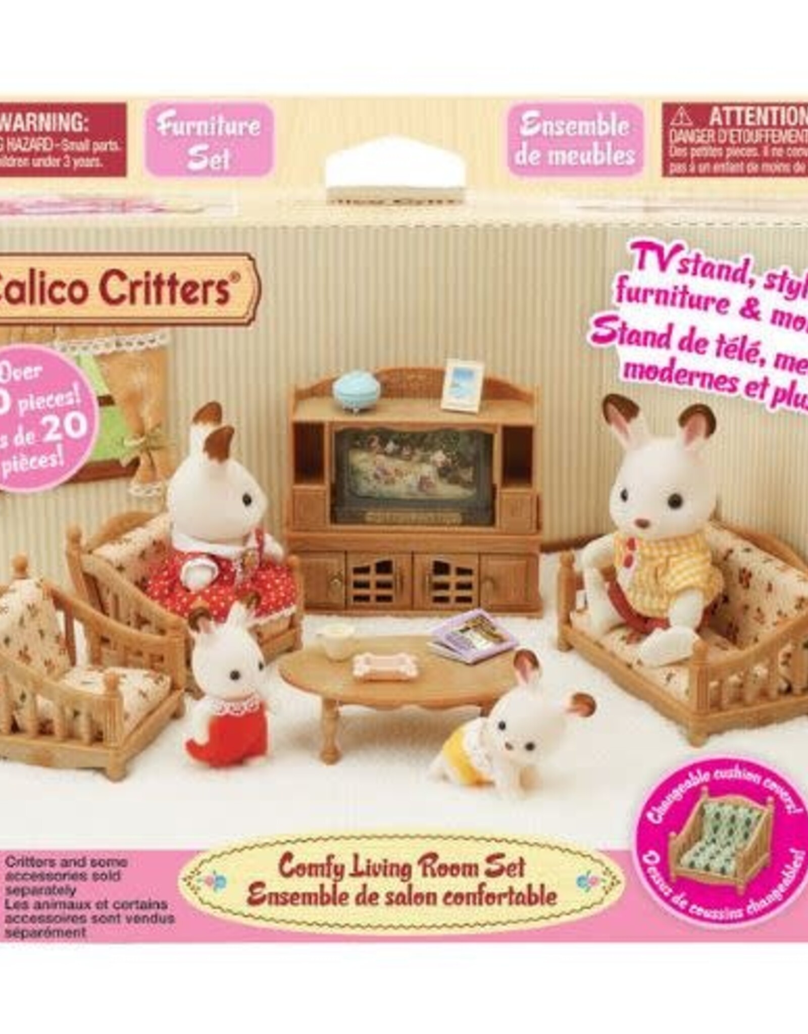 Calico Critters Comfy Living Room Set