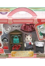 Calico Critters Fashion Playset Town Girl Series Tuxedo Cat