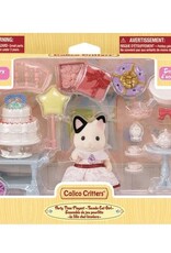 Calico Critters Party Time Playset - Tuxedo Cat Girl