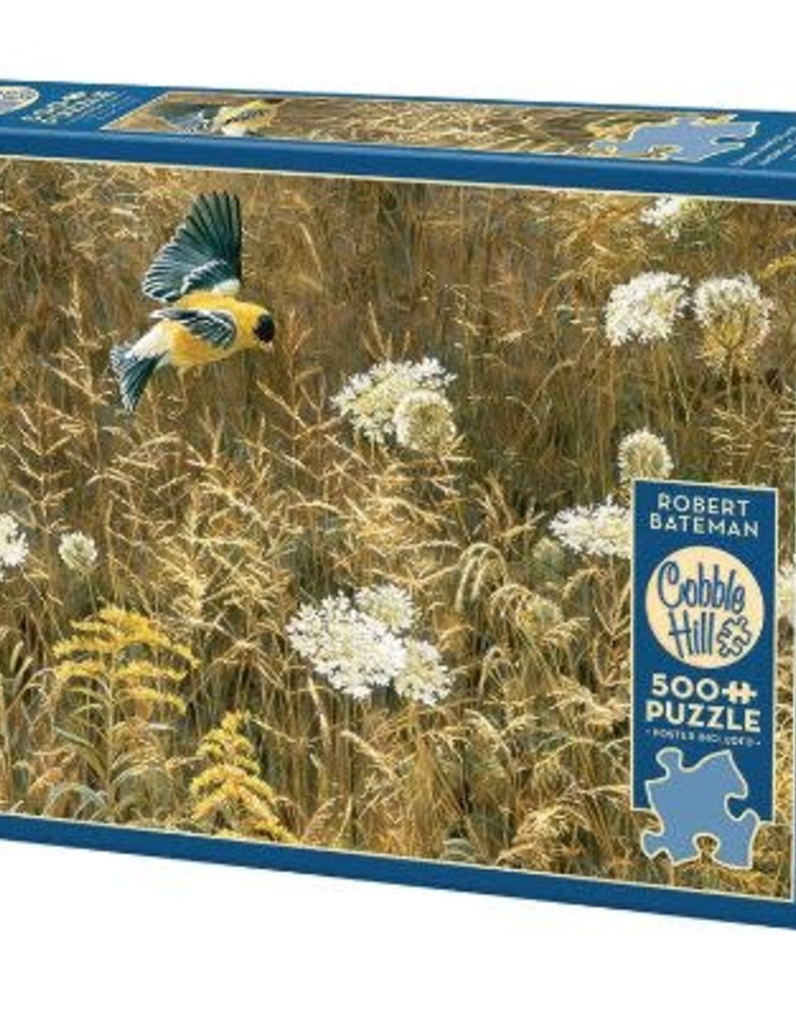 Cobble Hill Queen Anne's Lace and American Goldfinch 500pc