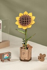 Robotime Wooden Bloom Craft - Sunflower