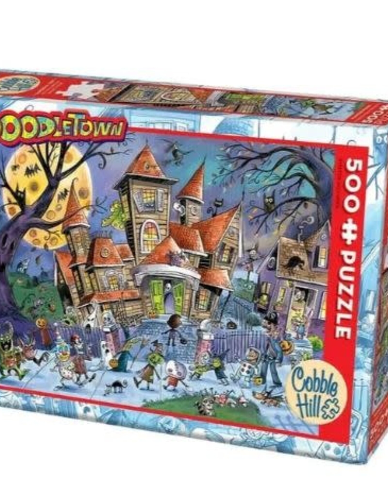 Cobble Hill DoodleTown - Haunted House 500pc CH53551