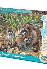 Cobble Hill Raccoon Family (Family) 350pc CH54607