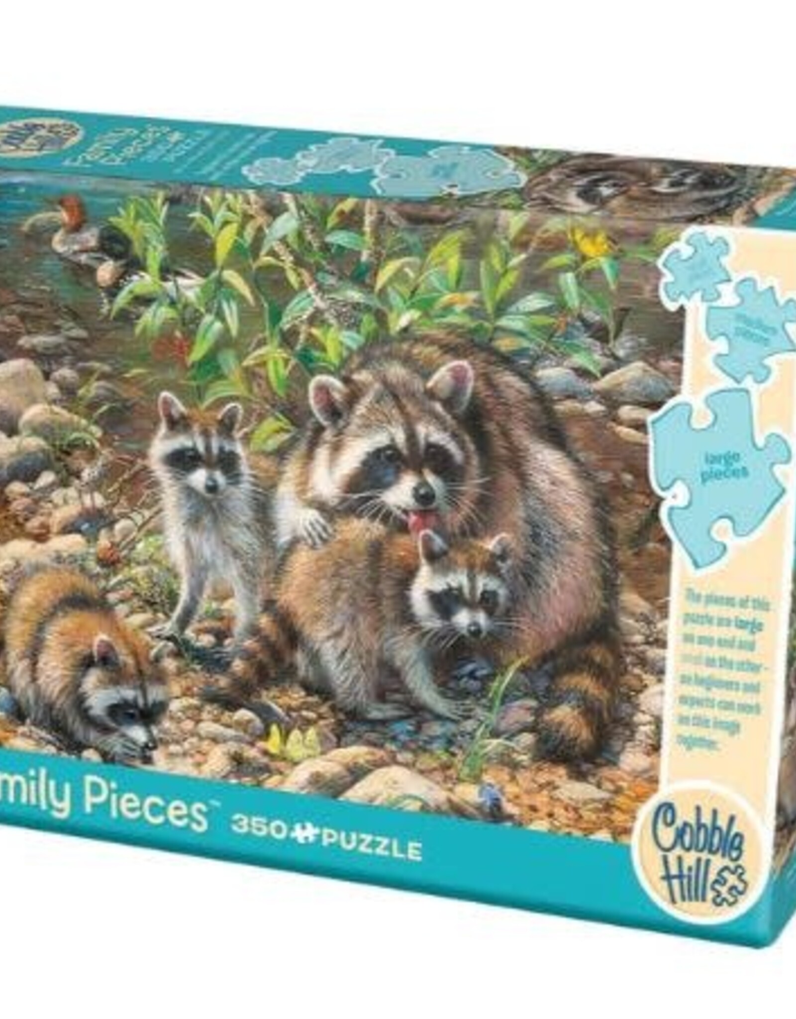 Cobble Hill Raccoon Family (Family) 350pc CH54607