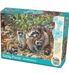 Cobble Hill Raccoon Family (Family) 350pc