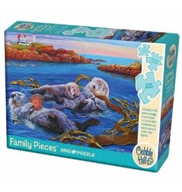 Cobble Hill Sea Otter Family (Family) 350pc