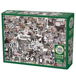 Cobble Hill Black & White Animals 1000pc CH80033