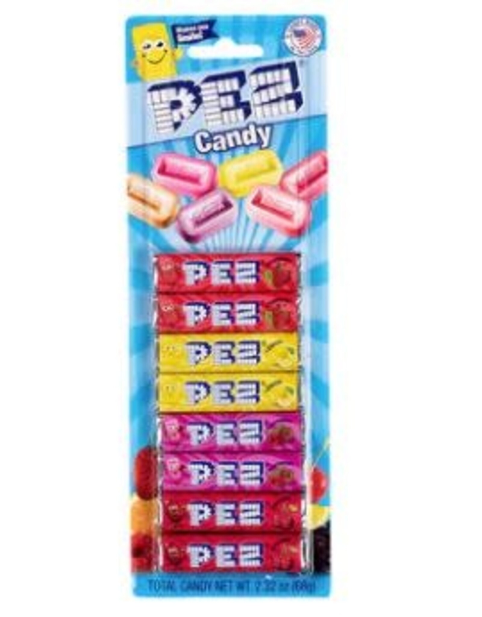 Pez Pez Blister Pack Refill Asst. Fruit 8-Pack