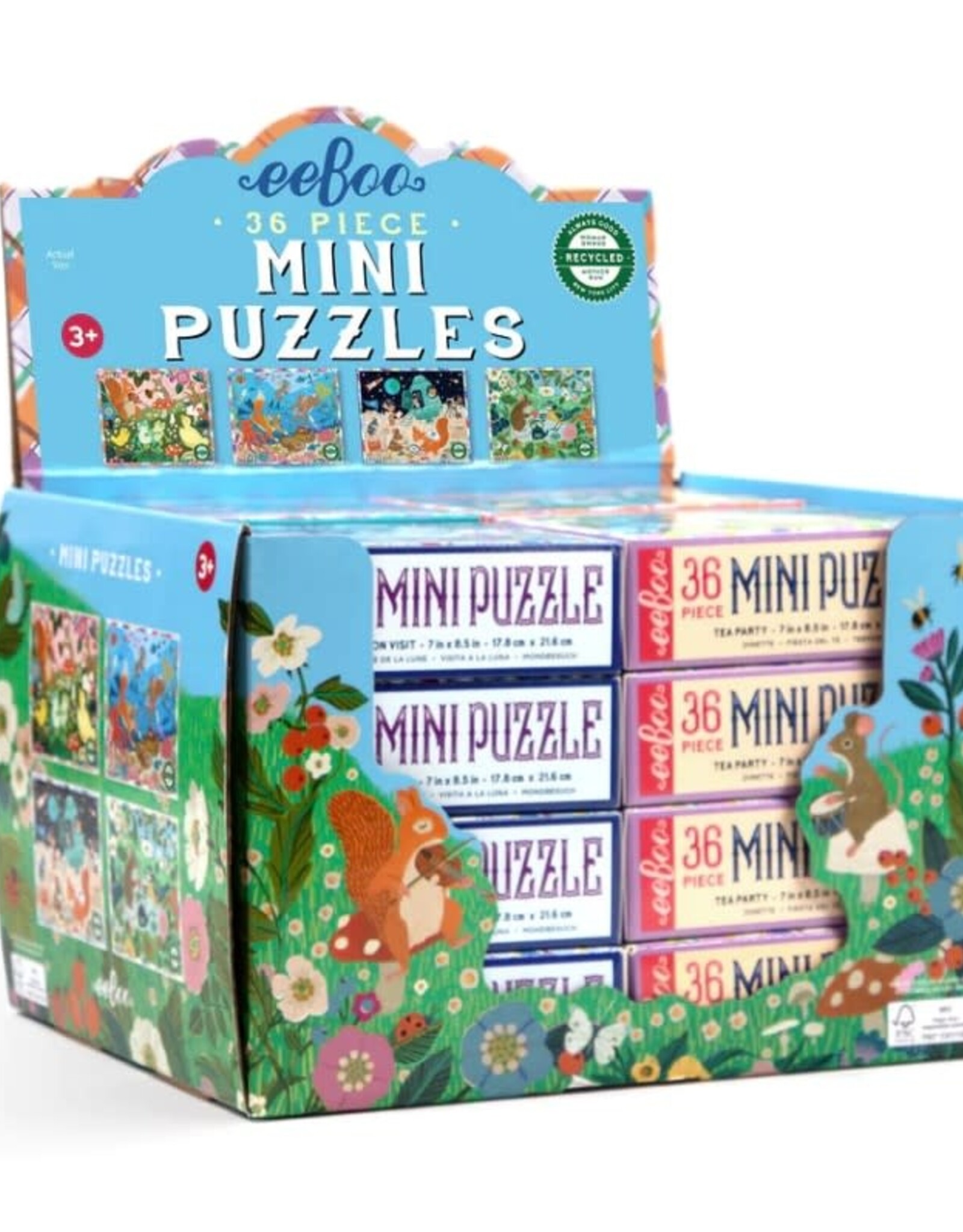 eeBoo Mini Victoria Puzzle Assorted