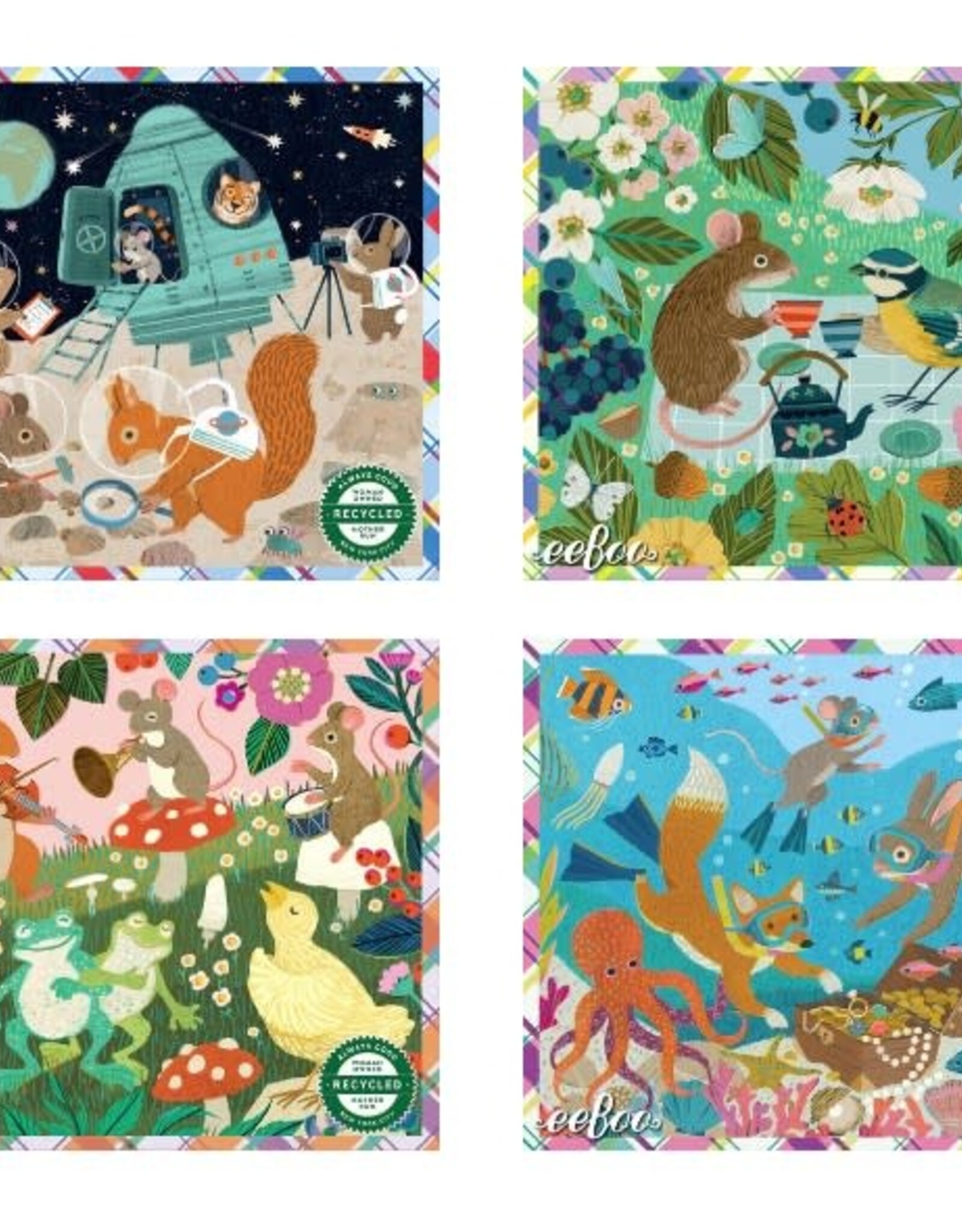 eeBoo Mini Victoria Puzzle Assorted