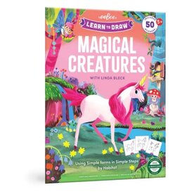 eeBoo Learn to Draw Magical Creatures w/Stickers