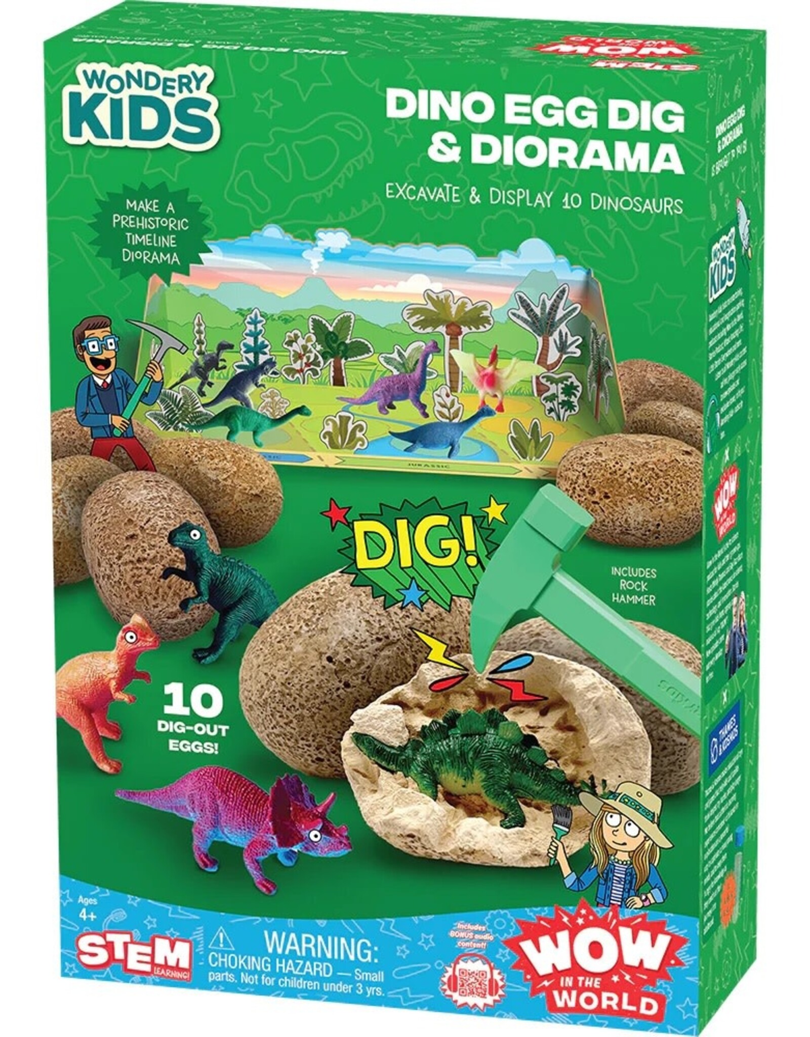 Thames & Kosmos WOW IN THE WORLD - DINO EGG DIG & DIORAMA
