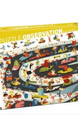 DJECO Observation puzzle / Car Rally / 54 pcs