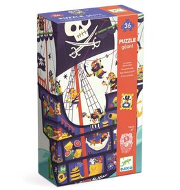 DJECO Giant Puzzle/ Pirate ship / 36 pcs