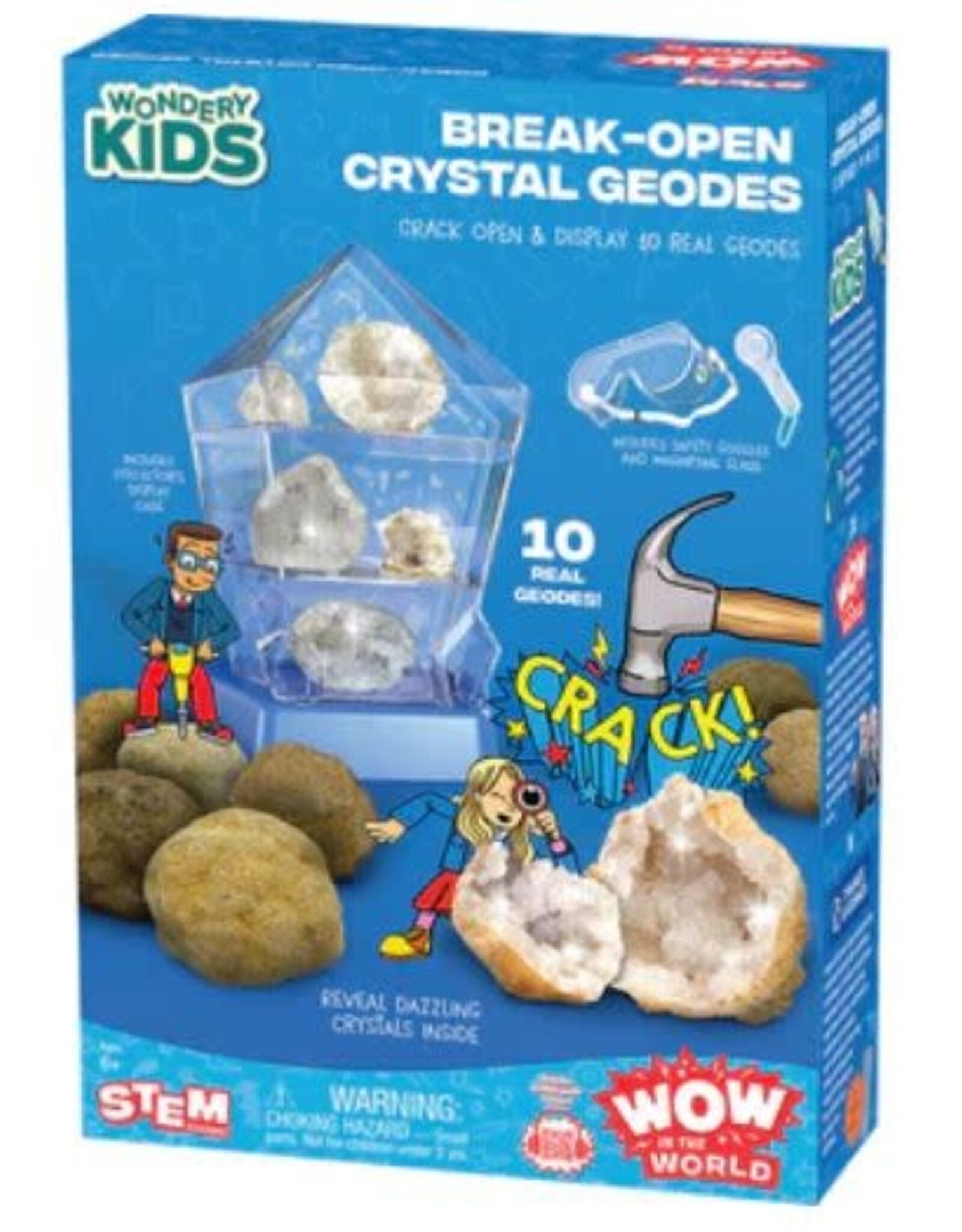 Thames & Kosmos WOW IN THE WORLD - BREAK OPEN CRYSTAL GEODES