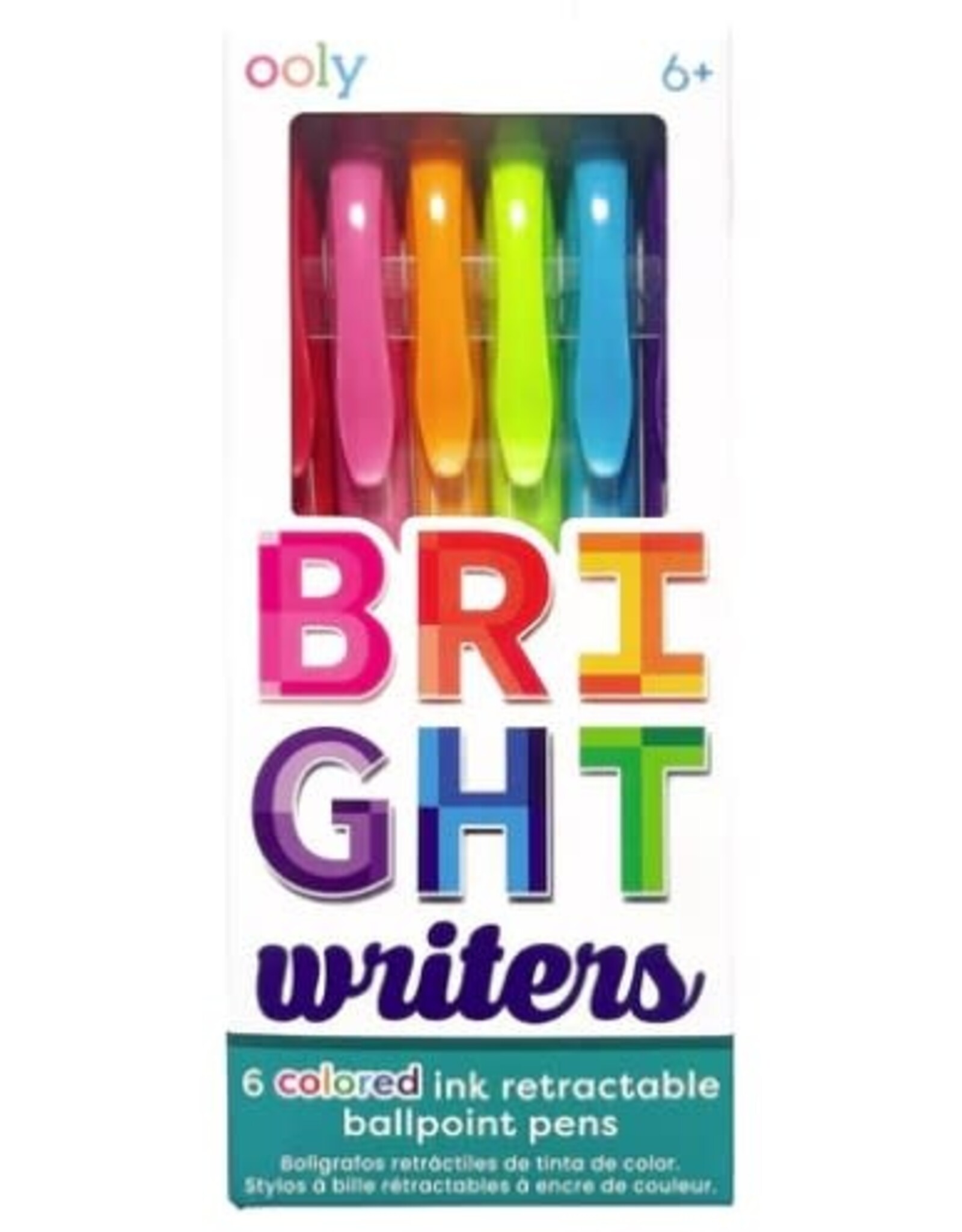 OOLY BRIGHT WRITERS COLOURED BALLPOINT PENS