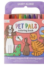 OOLY CARRY ALONG CRAYON & COLOURING BOOK KIT-PET PALS