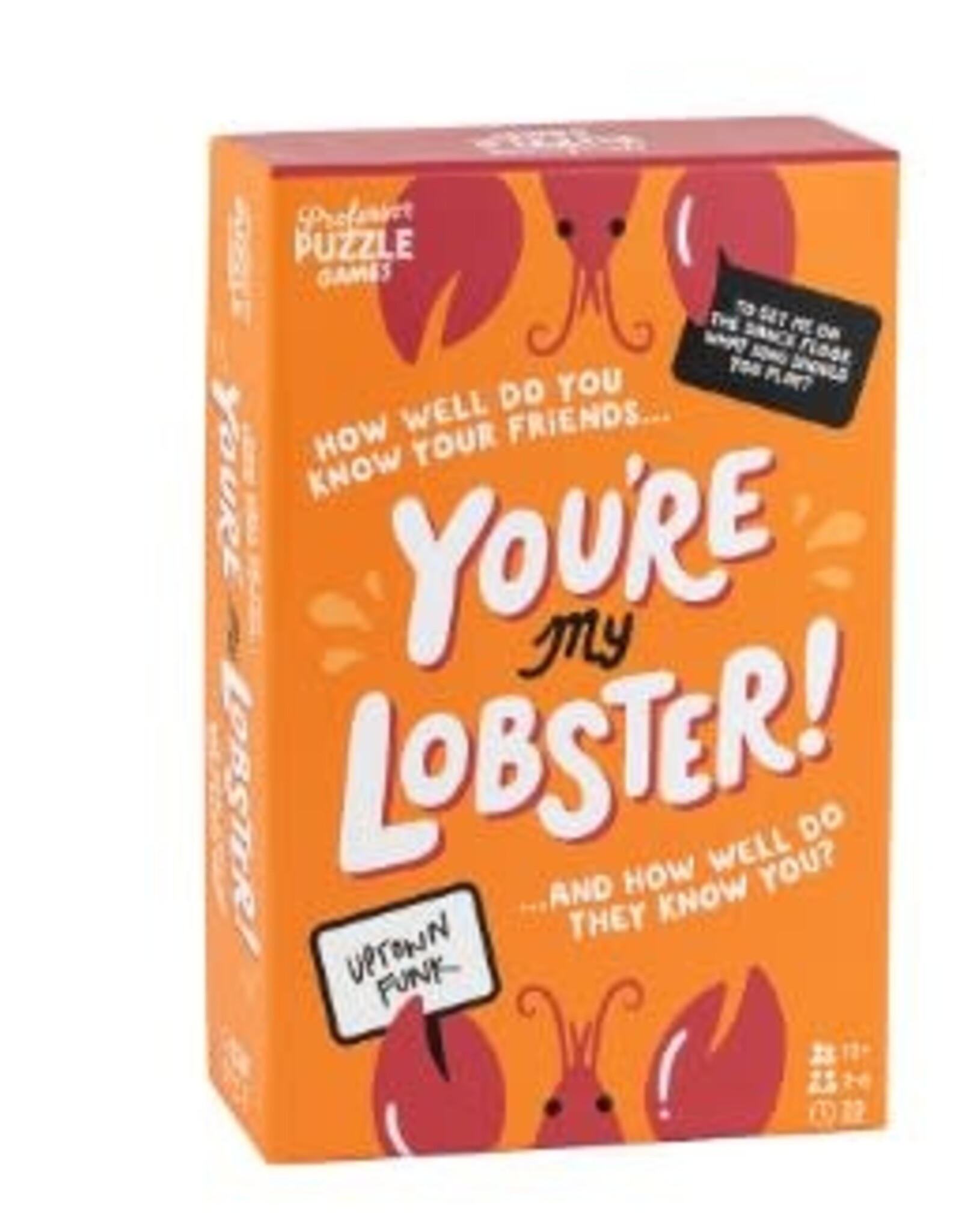 Professor Puzzle YOU'RE MY LOBSTER GAME
