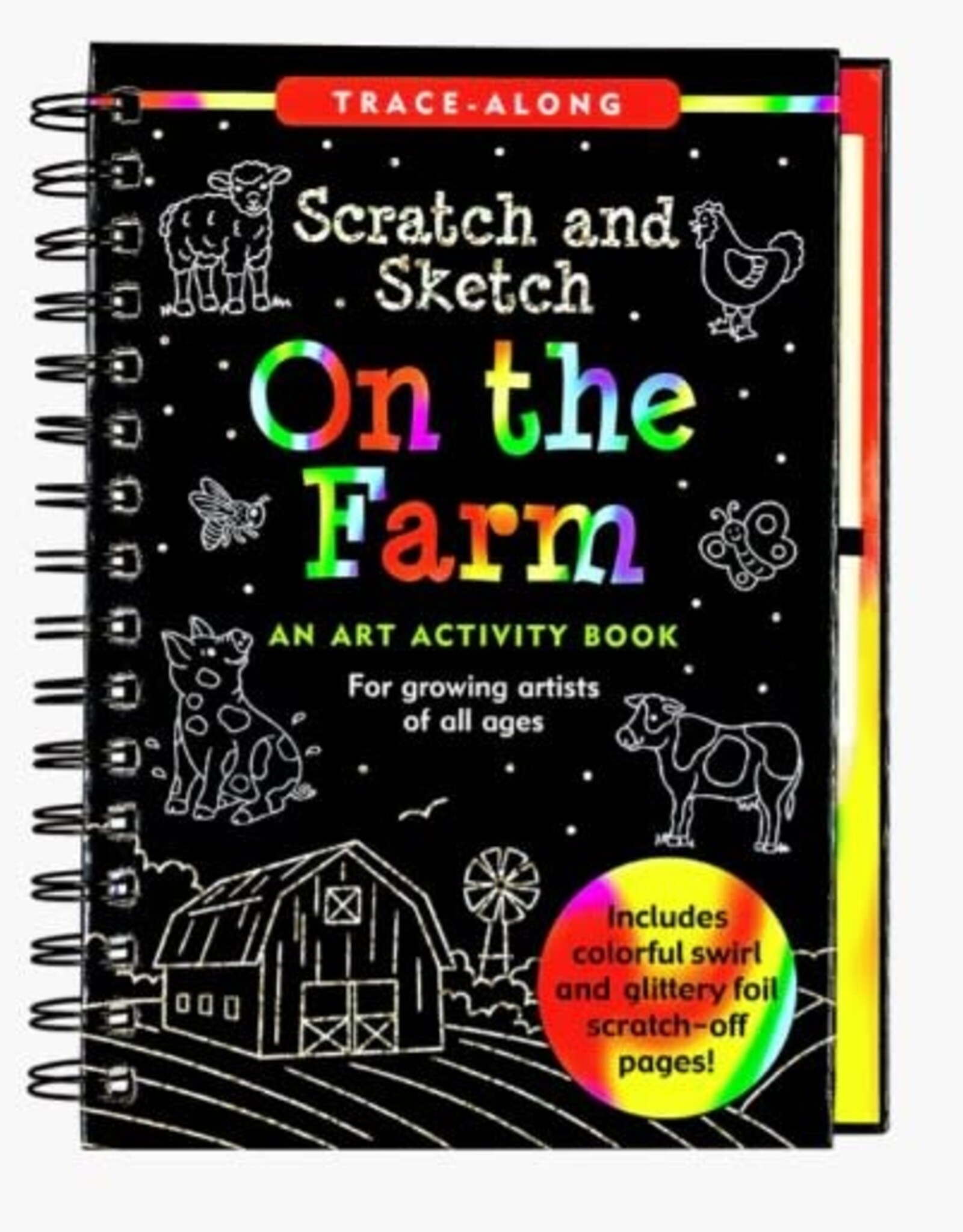 Peter Pauper Press SCRATCH & SKETCH ON THE FARM