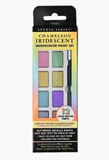 Peter Pauper Press CHAMELEON IRIDESCENT WATERCOLOR PAINT SET