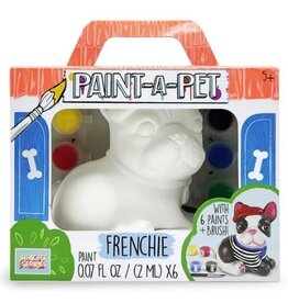 Bright Stripes Paint A Pet- Frenchie