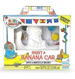 Bright Stripes Paint A Racer- Banana Car