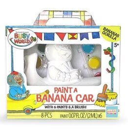 Bright Stripes Richard Scarry Paint A Racer- Banana Car