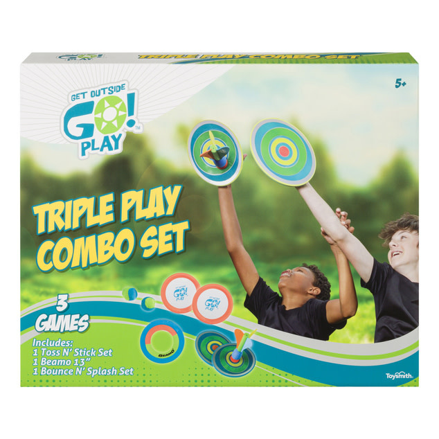 Toysmith Triple Play Combo Set (Backyard Deluxe Set) Monkey Mountain