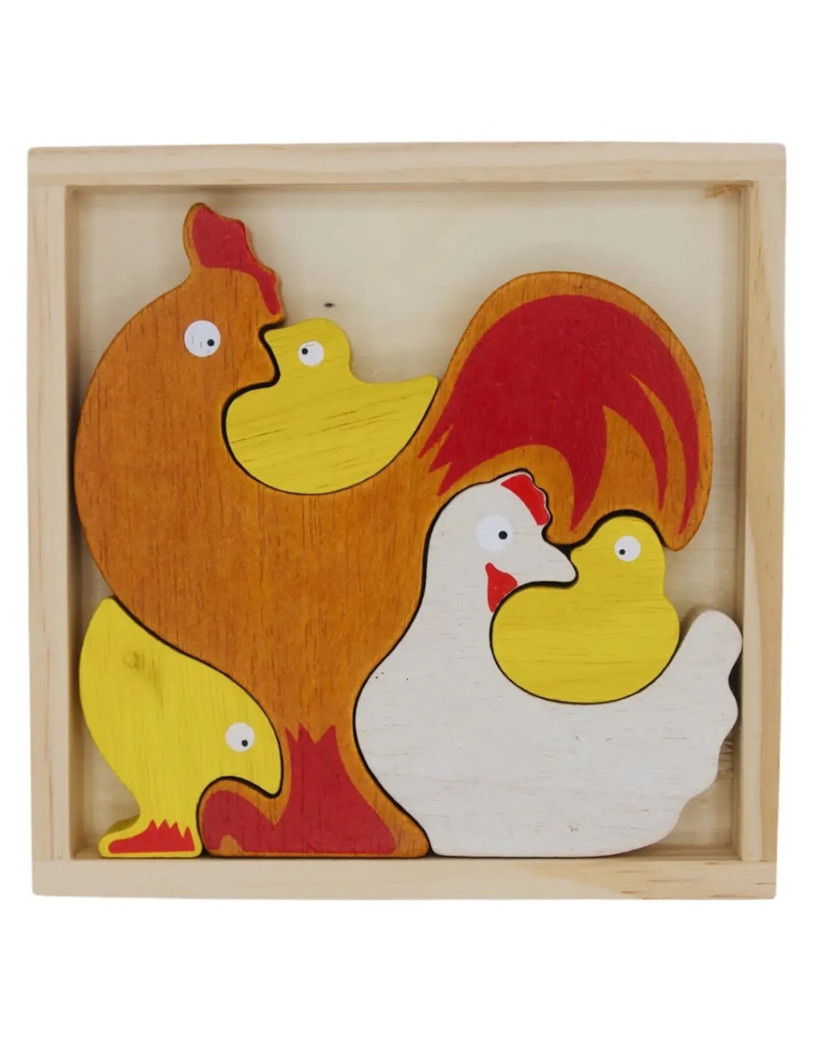 BeginAgain Chicken Family Puzzle