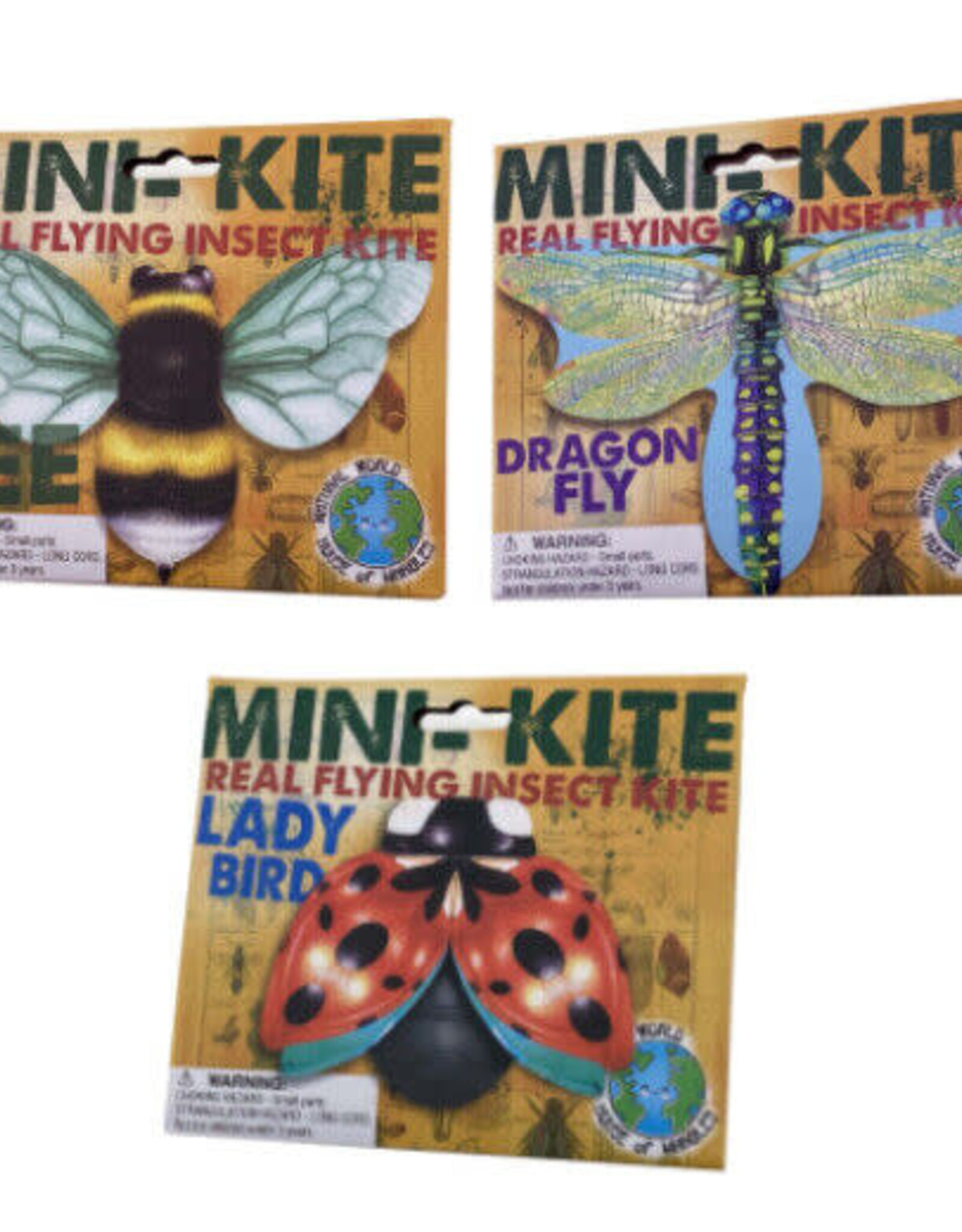 House of Marbles Mini Flying Insect Kites Asst