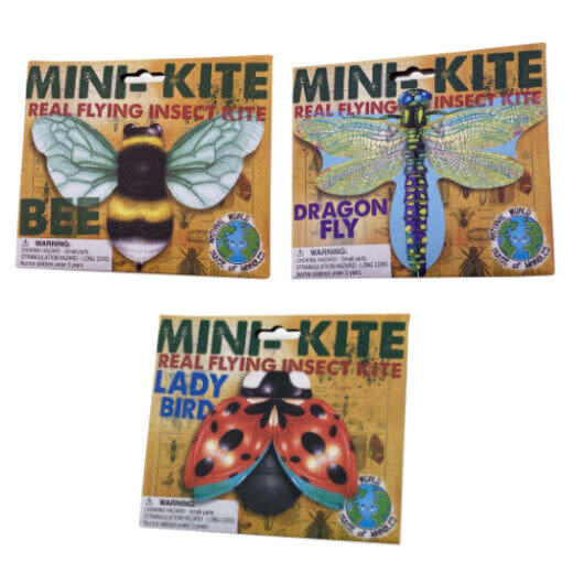 House of Marbles MINI FLYING INSECT KITES Monkey Mountain Toys & Games