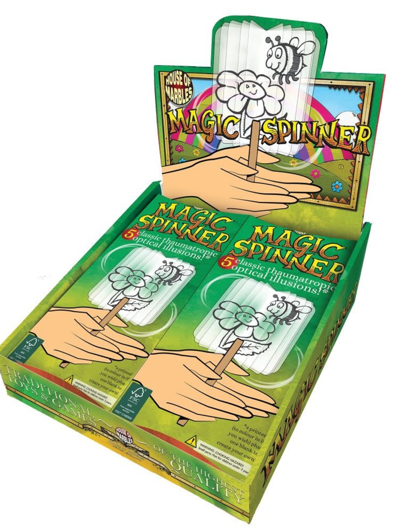House of Marbles MAGIC SPINNERS ASST.