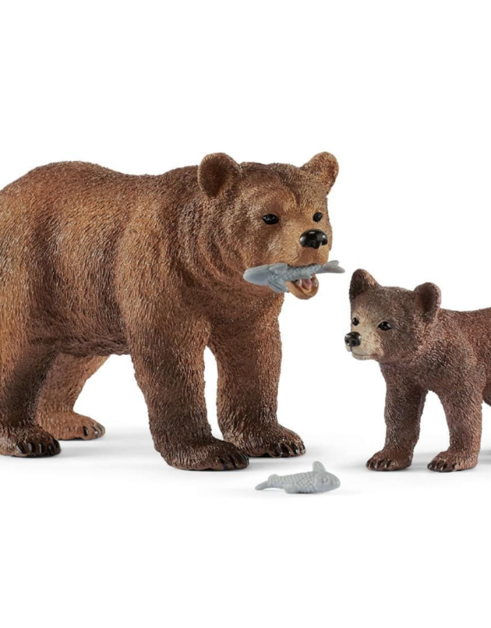 Schleich Grizzly Bear Mother with Cub 42473