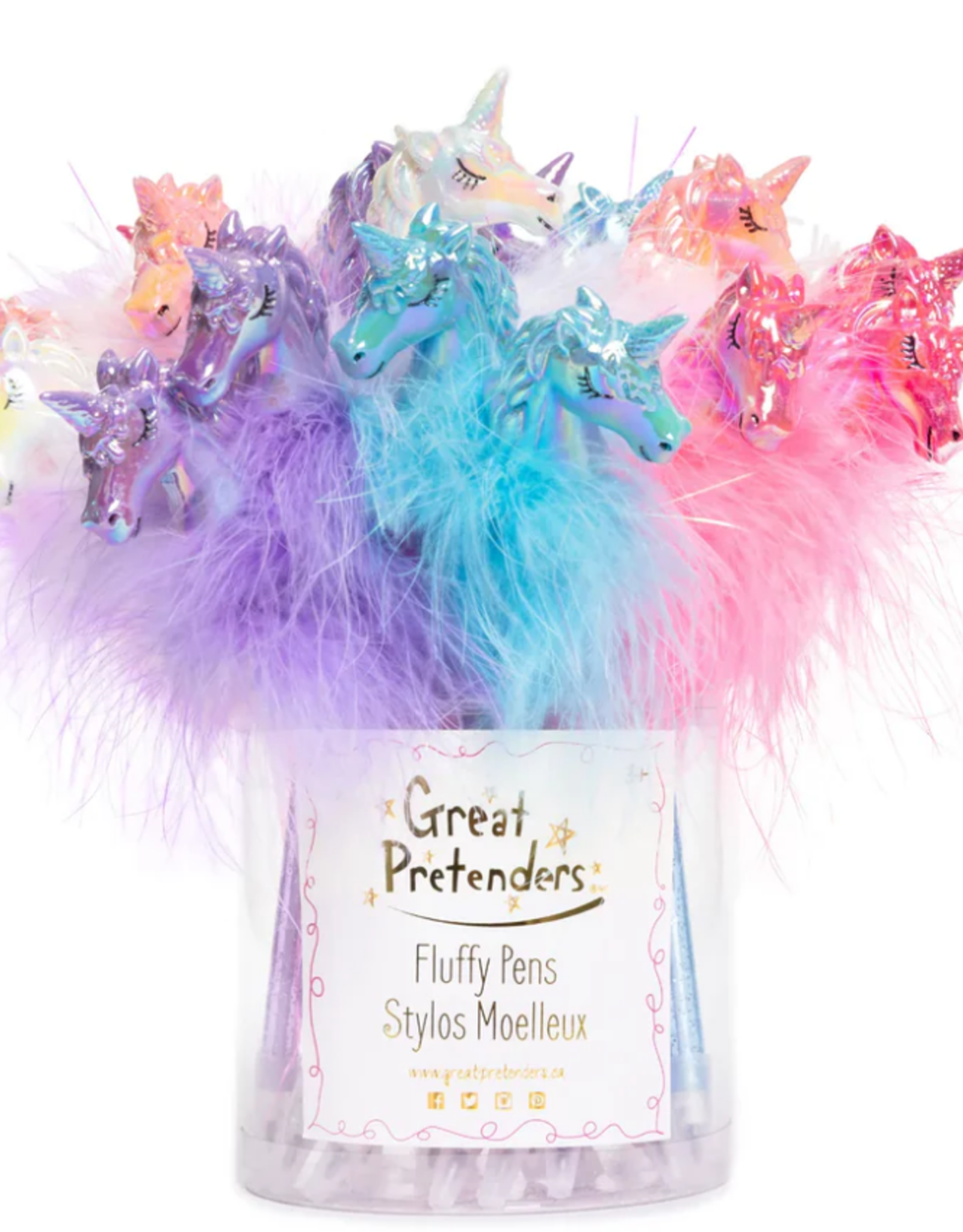 Great Pretenders Iridescent Unicorn Pens, 24pcs Assorted
