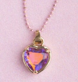 Great Pretenders Boutique Chic Lilac Love Necklace