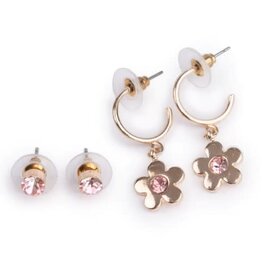 Great Pretenders Boutique Chic Bejewelled Blooms Earrings, 2 Pr