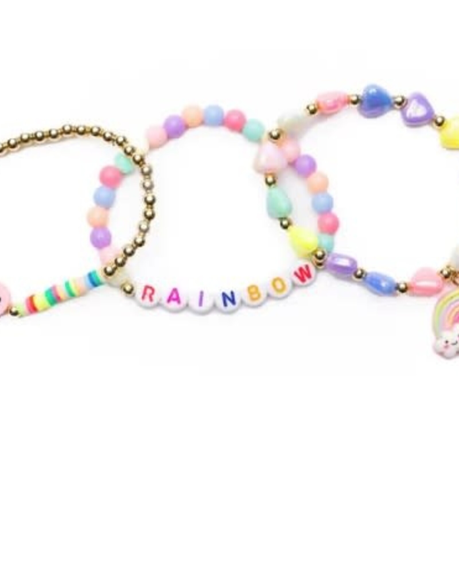 Great Pretenders Rainbow Smiles Bracelet 3pc Set