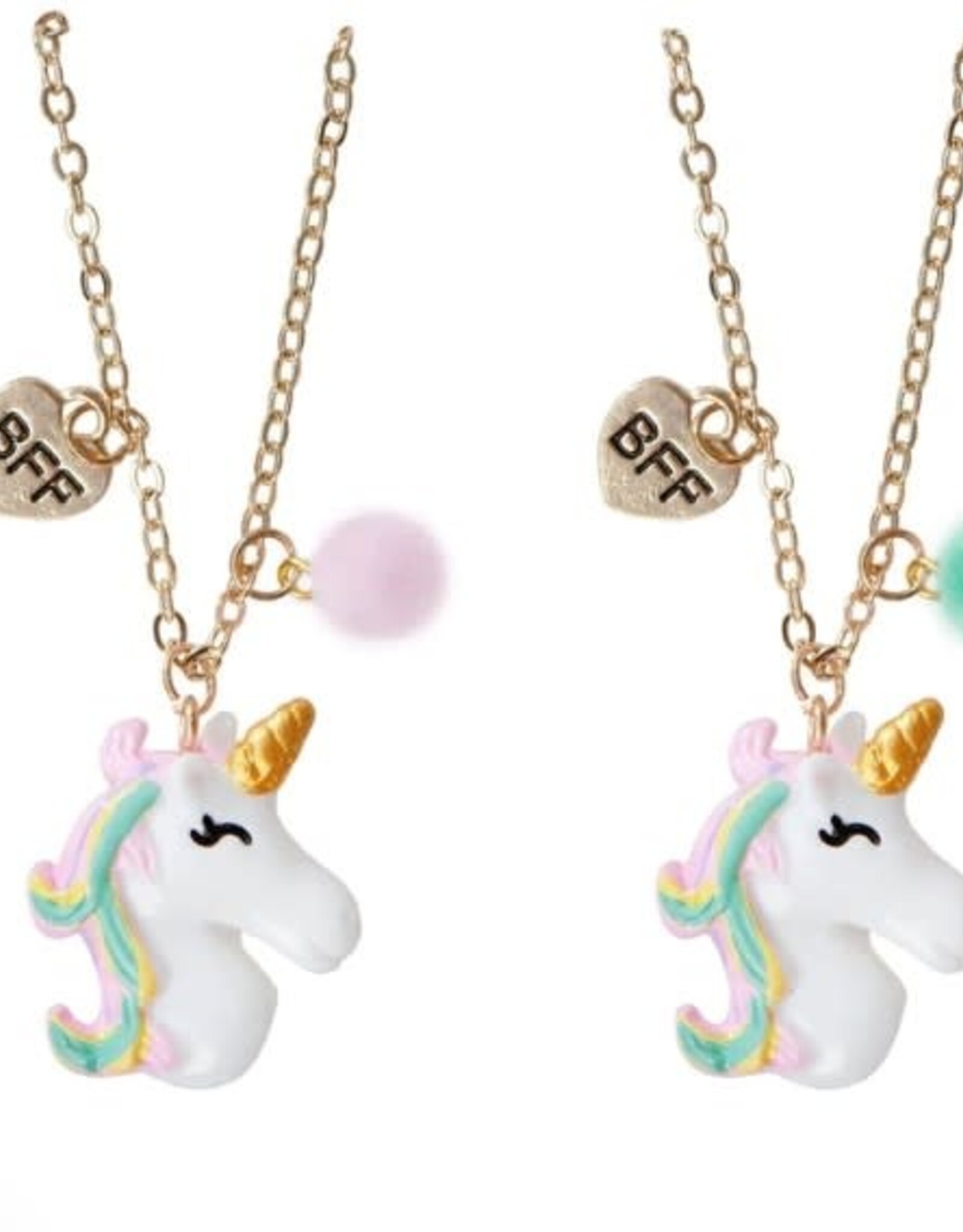 Great Pretenders Unicorn BFF Share and Tear Necklace Set, 2pc