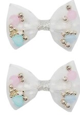 Great Pretenders Bowtastic Party Hair Clips, 2pcs, Assorted