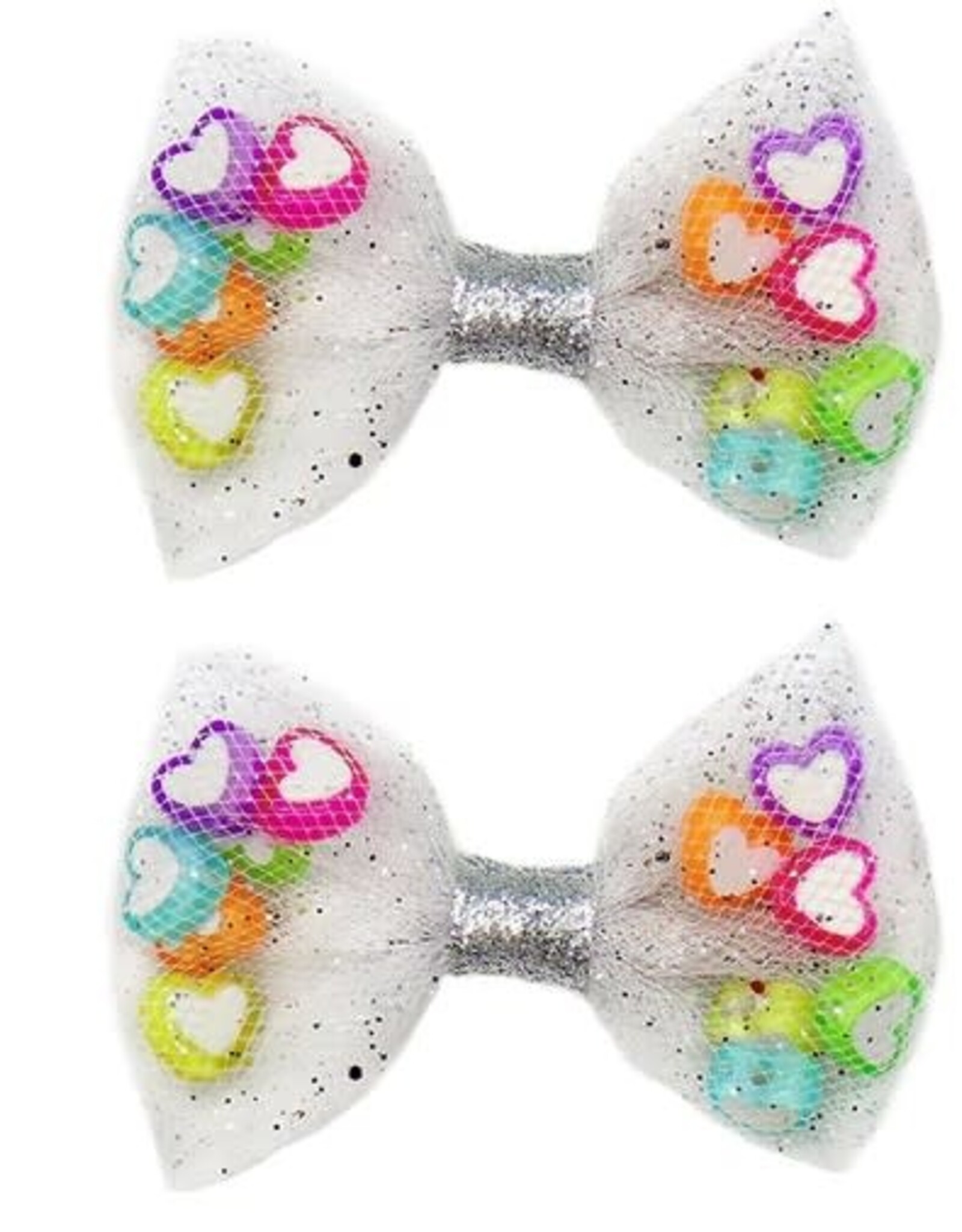 Great Pretenders Bowtastic Party Hair Clips, 2pcs, Assorted