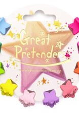 Great Pretenders Rainbow Star Mini Hairclips, 10pcs