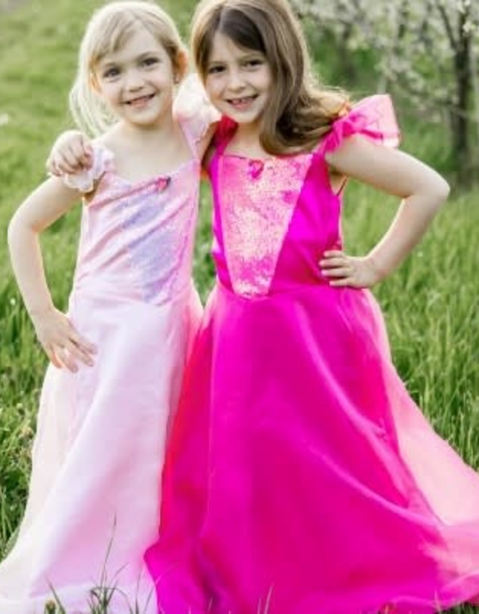 Great Pretenders Party Princess Dress, Hot Pink, Size 5-6