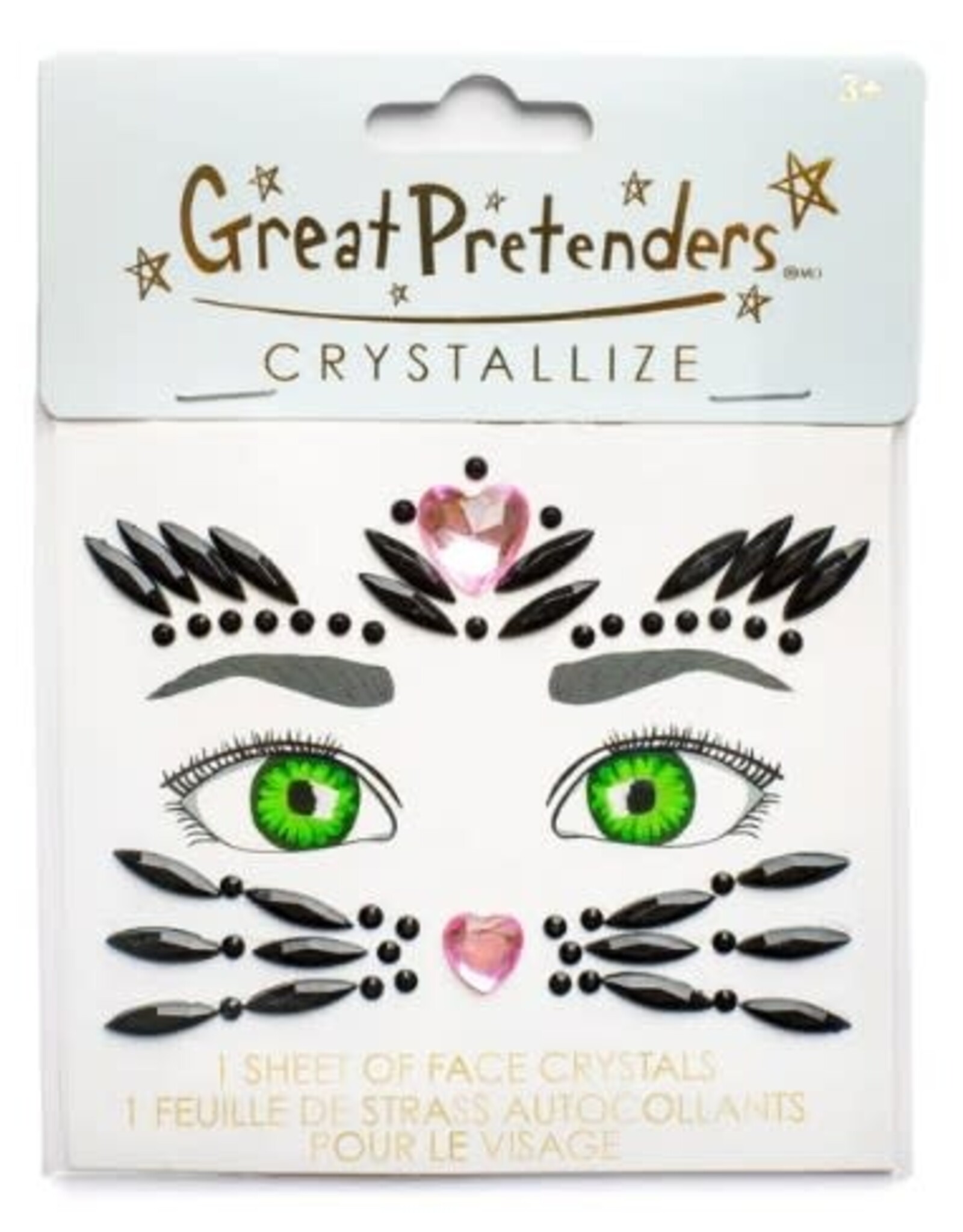 Great Pretenders Face Crystals - Black Cat Set
