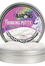 Crazy Aaron's Thinking Putty Crazy Aaron's Glowbrights 4" Tin - Enchanting Unicorn