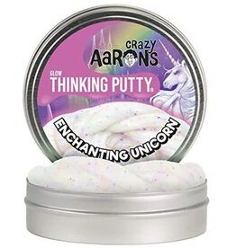 Crazy Aaron's Thinking Putty Crazy Aaron's Glowbrights 4" Tin - Enchanting Unicorn