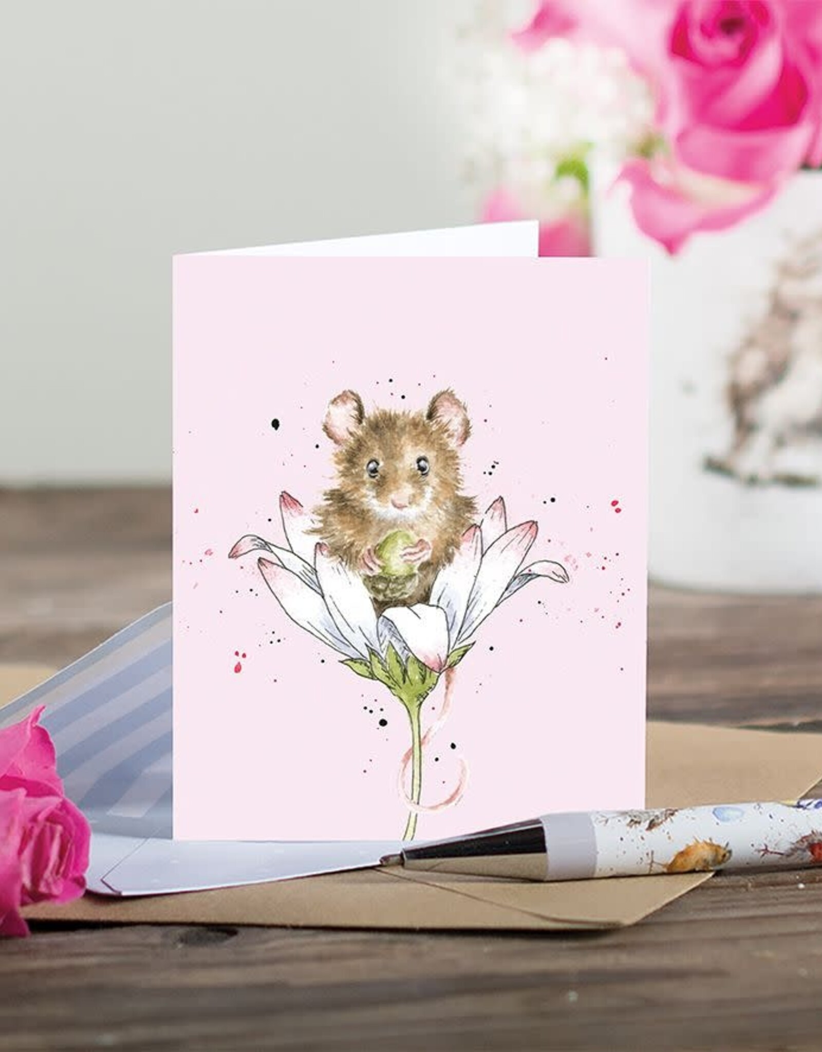 Wrendale Design CARD-OOPS A DAISY GIFT ENCLOSURE