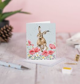 Wrendale Design CARD-FIELD OF FLOWERS